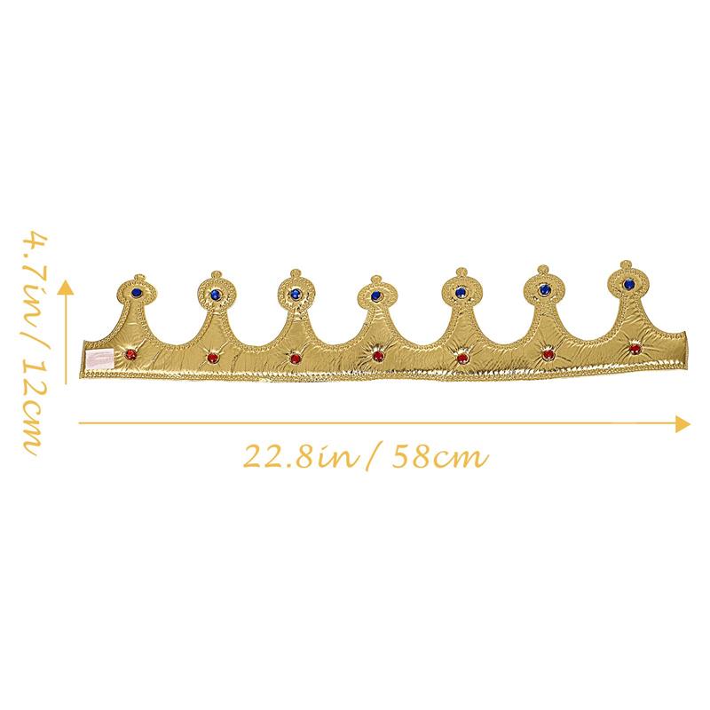 Adjustable Cloth Crown Birthday Hat Adjustable Cloth Crown Birthday Hat