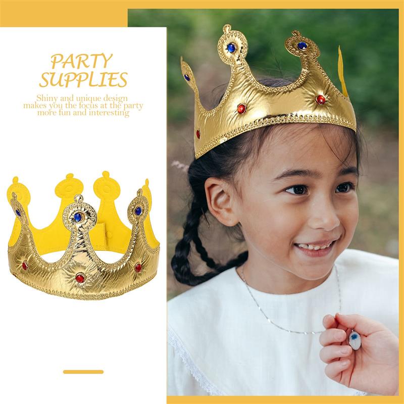 Adjustable Cloth Crown Birthday Hat Adjustable Cloth Crown Birthday Hat