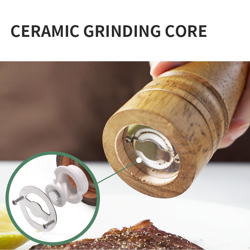 Adjustable Core Ceramic Salt and Pepper Grinder (3 pcs) Adjustable Core Ceramic Salt and Pepper Grinder (3 pcs)