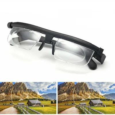 Adjustable Diopters Reading Glasses -3 To +6 Strength Myopia Glasses Reading Glasses TR90 Adjustable Focal Length