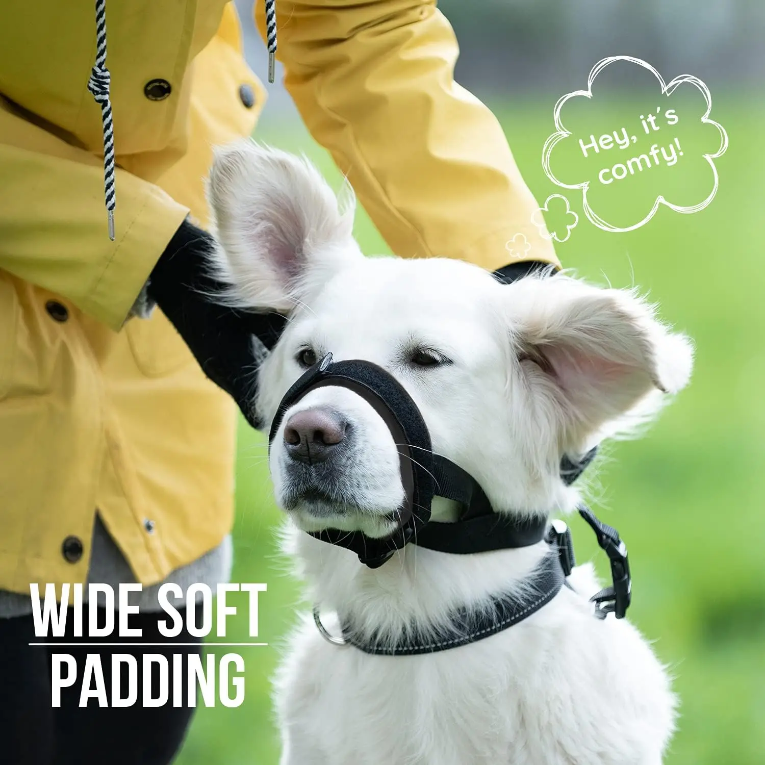 Adjustable Dog Mouth Guard, Dog Muzzle with soft substrate,Prevents Biting and eat by mistake. Adjustable Dog Mouth Guard, Dog Muzzle with soft substrate,Prevents Biting and eat by mistake.