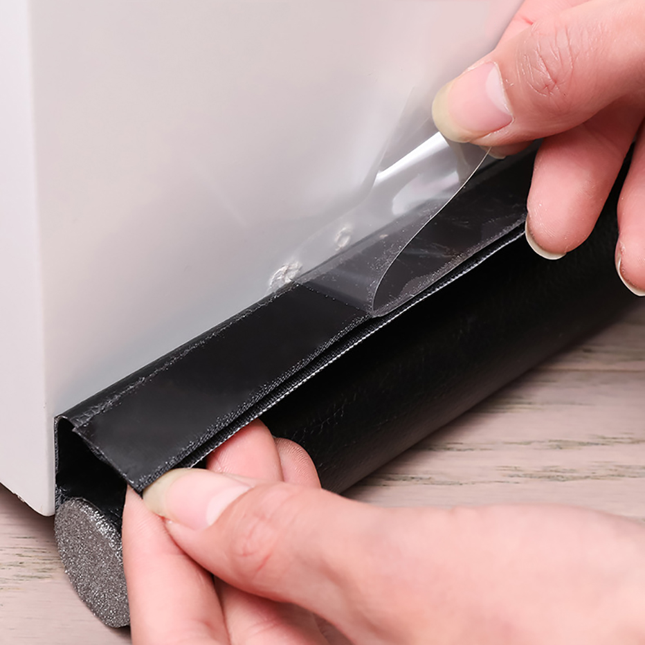 Adjustable Door Bottom Seal Strip Weatherstrip Under Door Draft Stopper Anti-Cold One Side Gap Blocker Foam Weather Adjustable Door Bottom Seal Strip Weatherstrip Under Door Draft Stopper Anti-Cold One Side Gap Blocker Foam Weather