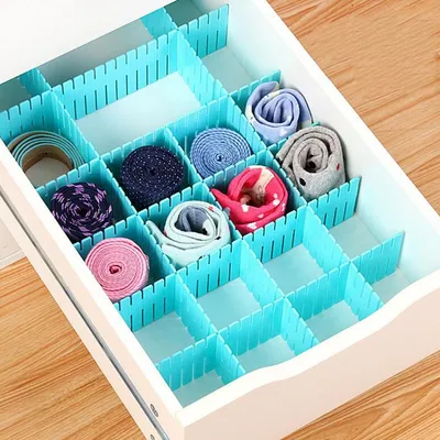 Adjustable Drawer Organizers (4 Pcs) Adjustable Drawer Organizers (4 Pcs)
