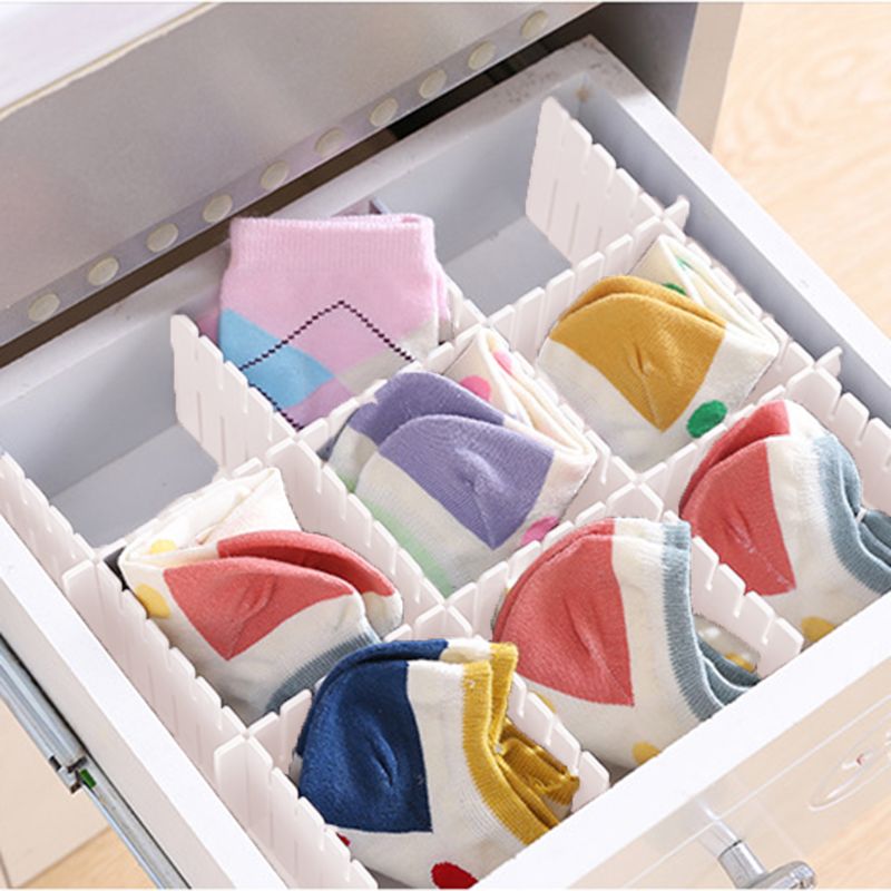 Adjustable Drawer Partition Organizer (8 pcs) Adjustable Drawer Partition Organizer (8 pcs)