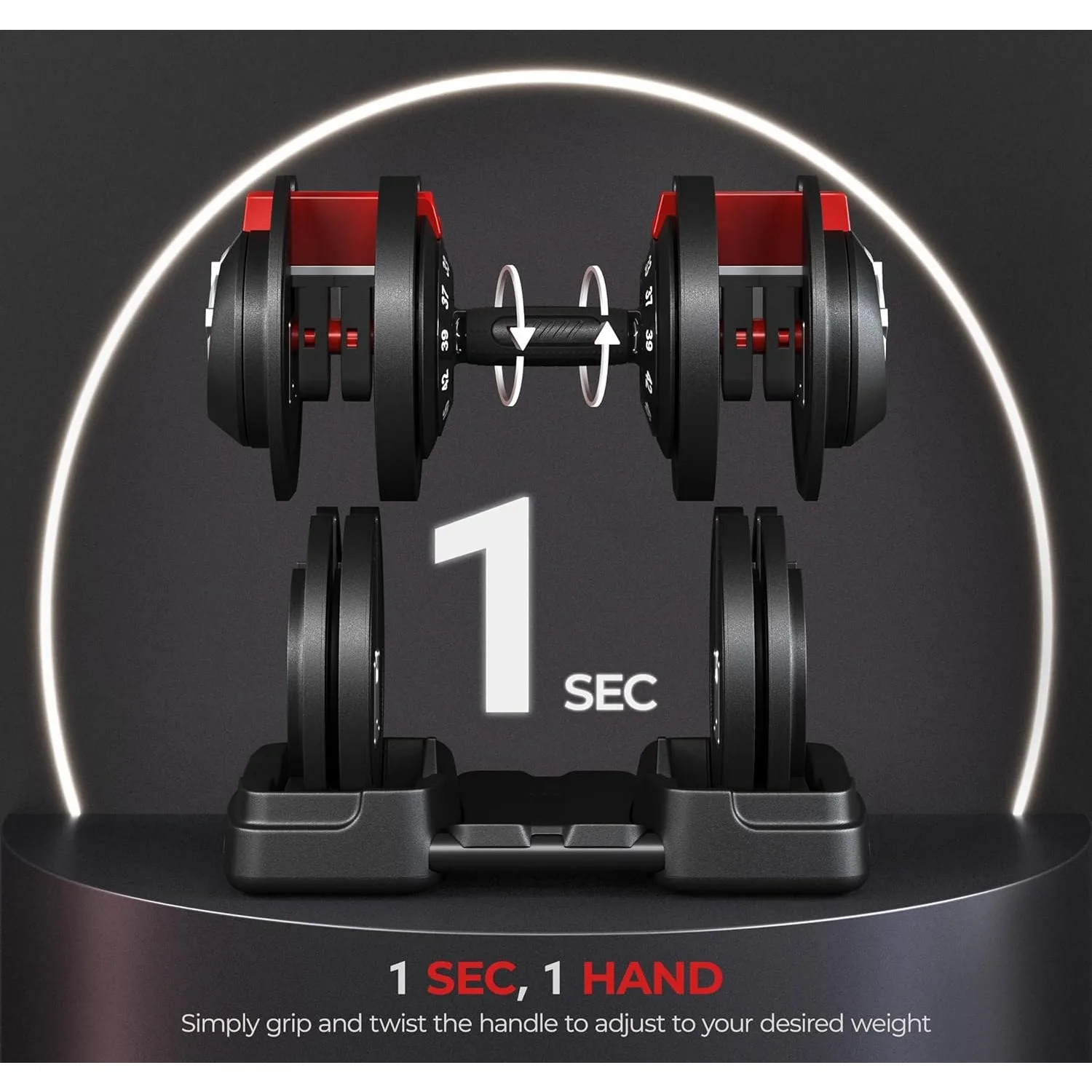 Adjustable Dumbbell Set 28/40/52.5/90LBS Adjustable Dumbbells Fast Adjust Dumbbell Weight Set Adjustable Dumbbell Set 28/40/52.5/90LBS Adjustable Dumbbells Fast Adjust Dumbbell Weight Set