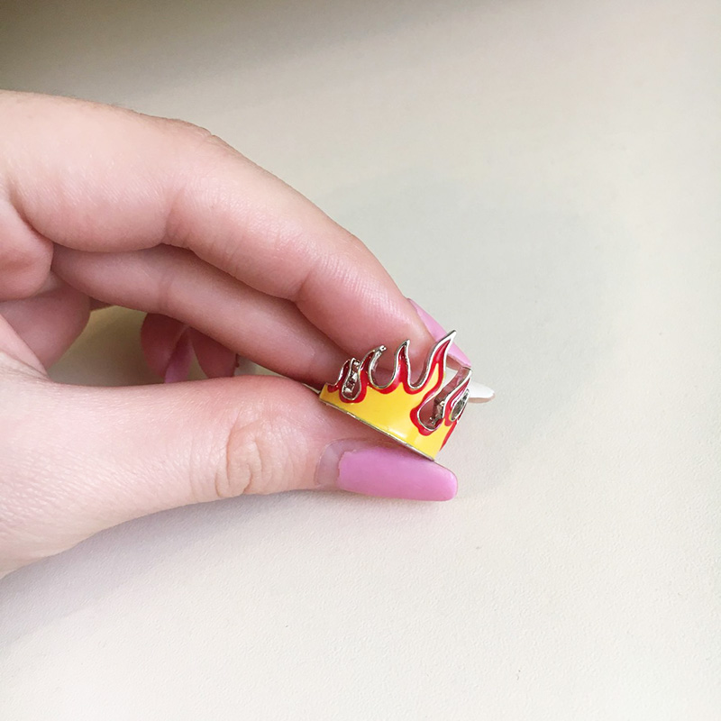 Adjustable Fashionable Flame Ring Adjustable Fashionable Flame Ring