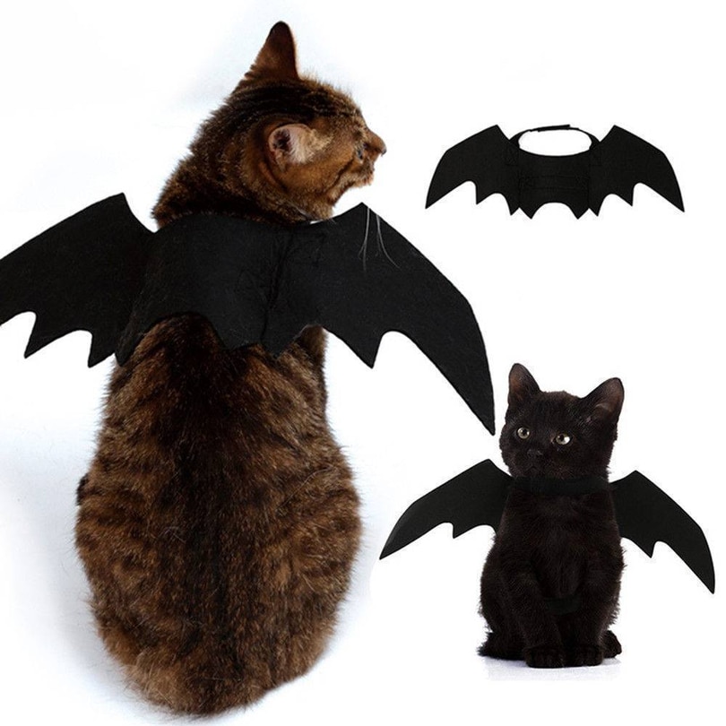 Adjustable Felt Bat Wings Cat Costume Adjustable Felt Bat Wings Cat Costume