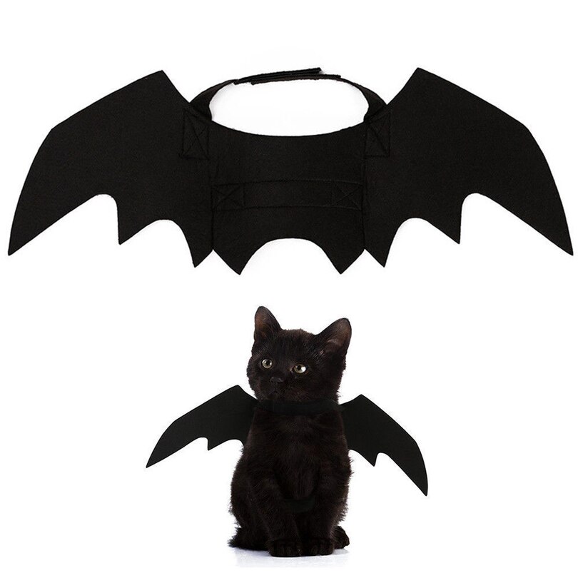 Adjustable Felt Bat Wings Cat Costume
