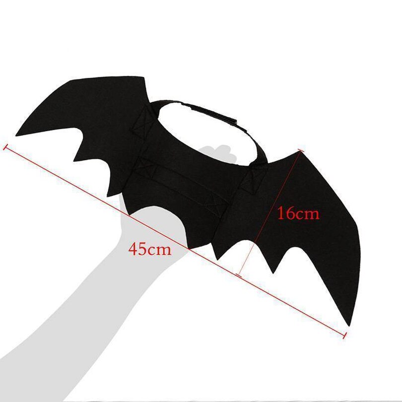 Adjustable Felt Bat Wings Cat Costume
