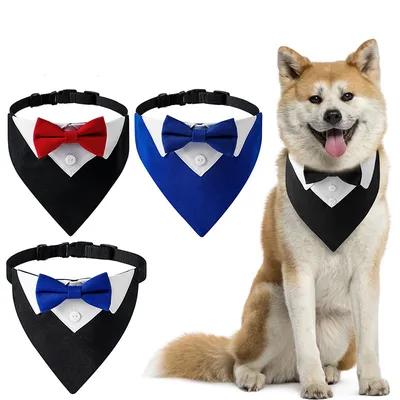 Adjustable Formal Dog Wedding Bow Tie