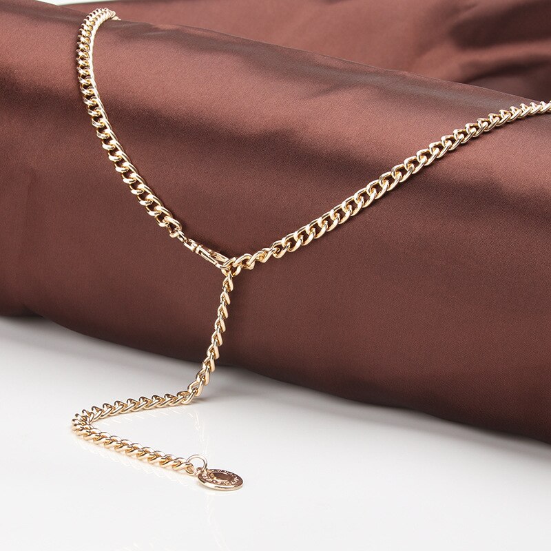 Adjustable Gold Metal Belt Chain Adjustable Gold Metal Belt Chain