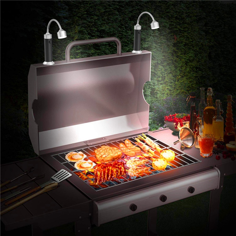 Adjustable Head Magnetic Grill Light (2pcs)