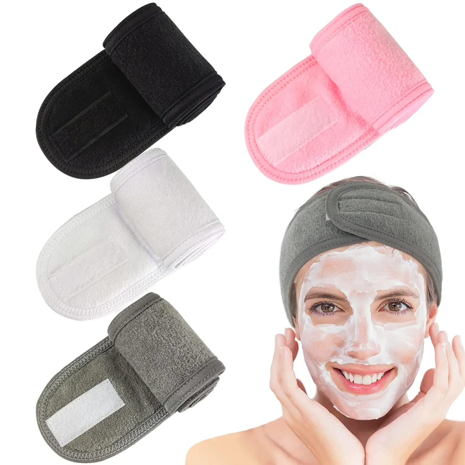 Adjustable Headband for Washing Face