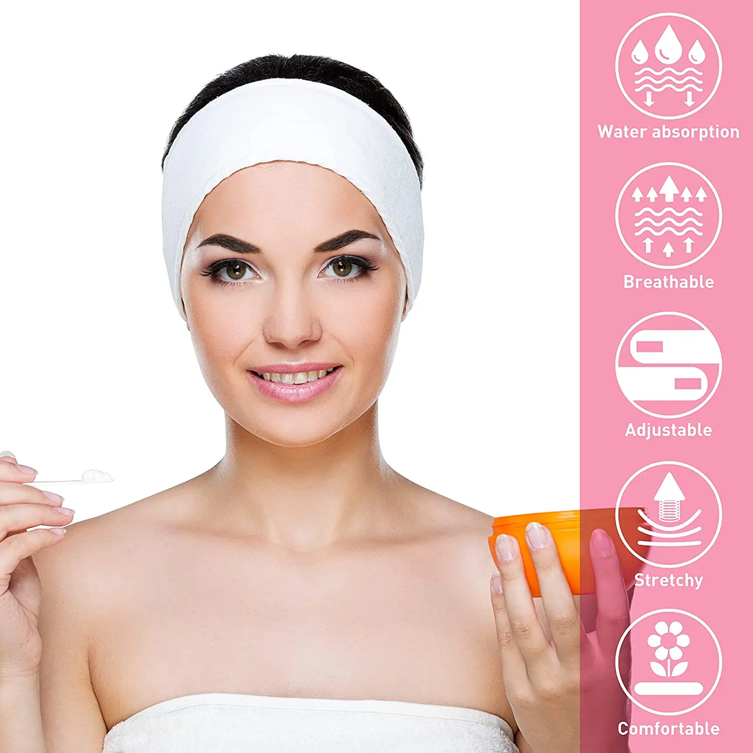 Adjustable Headband for Washing Face Adjustable Headband for Washing Face