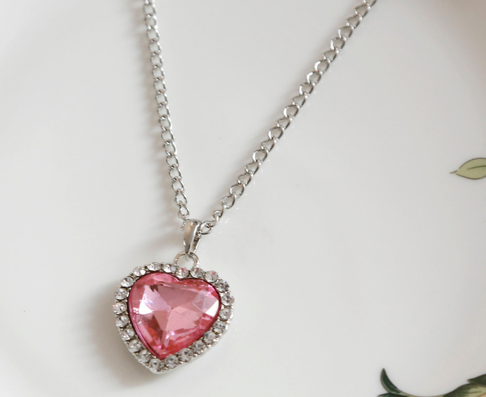 Adjustable Heart Crystal Necklace Adjustable Heart Crystal Necklace