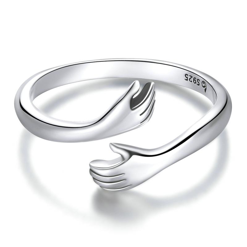 Adjustable Hugging Hands Ring Adjustable Hugging Hands Ring