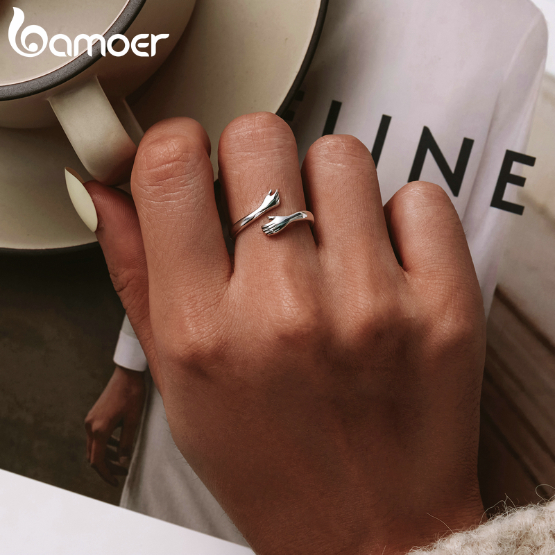 Adjustable Hugging Hands Ring Adjustable Hugging Hands Ring