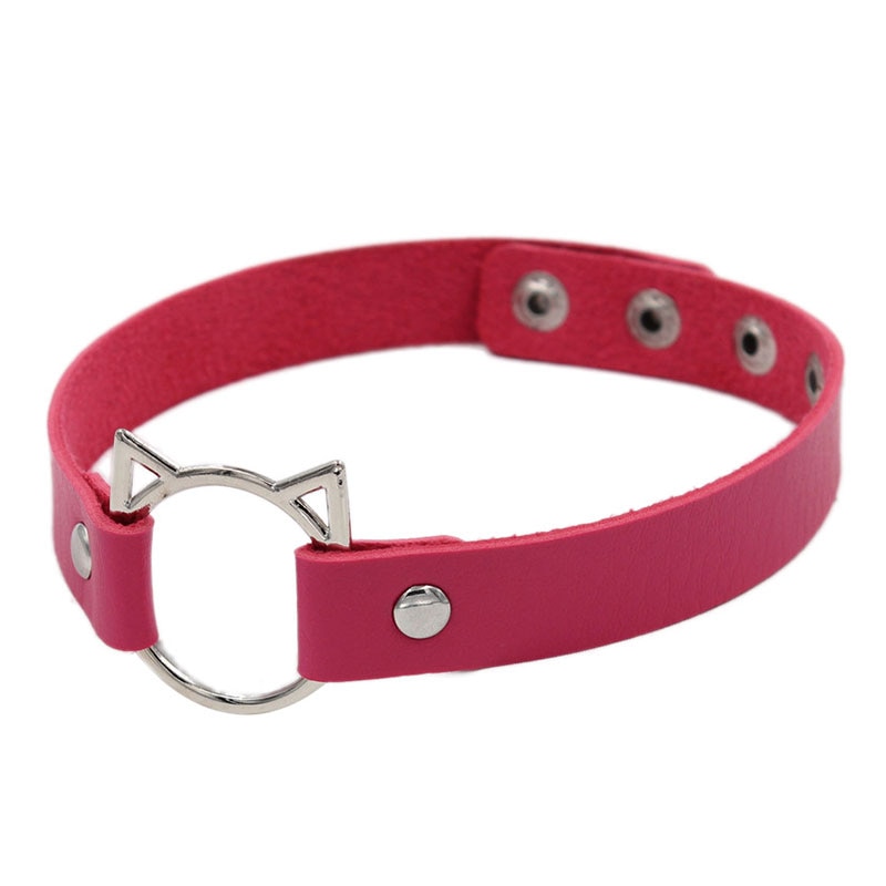 Adjustable Leather Collar Necklace Adjustable Leather Collar Necklace
