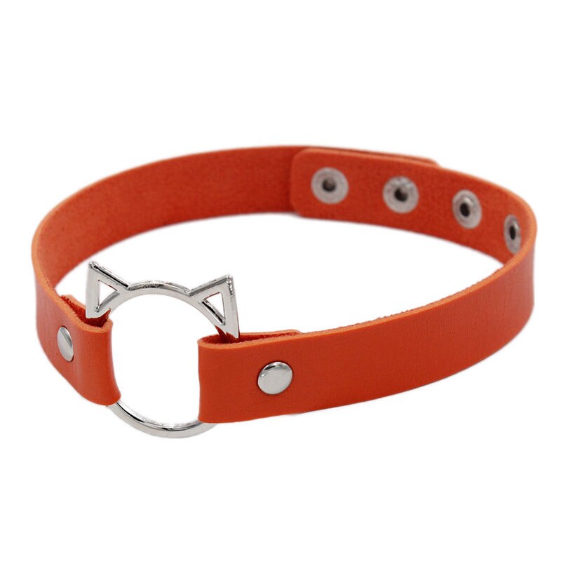 Adjustable Leather Collar Necklace Adjustable Leather Collar Necklace