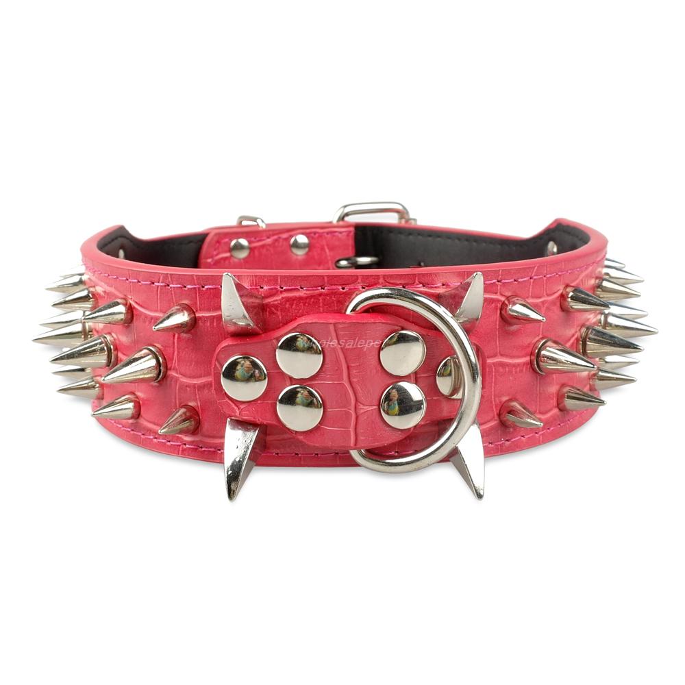 Adjustable Leather Studded Dog Collar Adjustable Leather Studded Dog Collar