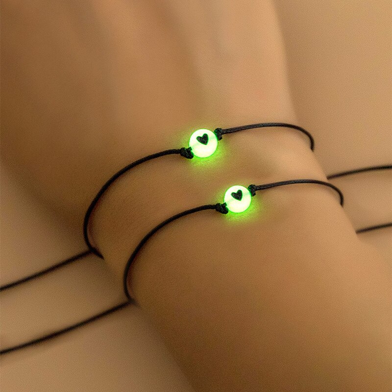 Adjustable Luminous Pinky Promise Bracelets Adjustable Luminous Pinky Promise Bracelets