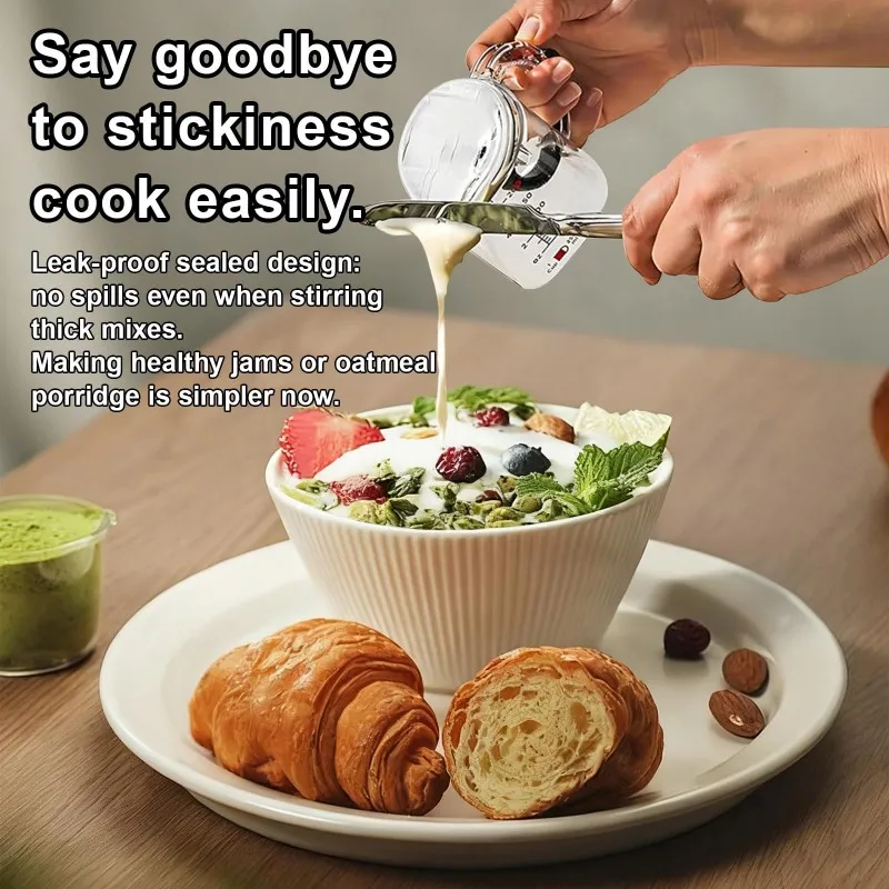 Adjustable Measuring Cup Multi-Functional Measuring Cup with Scraper-Style Seal Base Measurings Cube Cups for Cooking Adjustable Measuring Cup Multi-Functional Measuring Cup with Scraper-Style Seal Base Measurings Cube Cups for Cooking