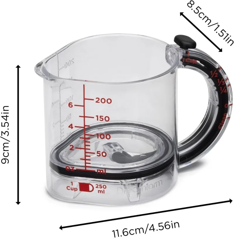 Adjustable Measuring Cup Multi-Functional Measuring Cup with Scraper-Style Seal Base Measurings Cube Cups for Cooking Adjustable Measuring Cup Multi-Functional Measuring Cup with Scraper-Style Seal Base Measurings Cube Cups for Cooking