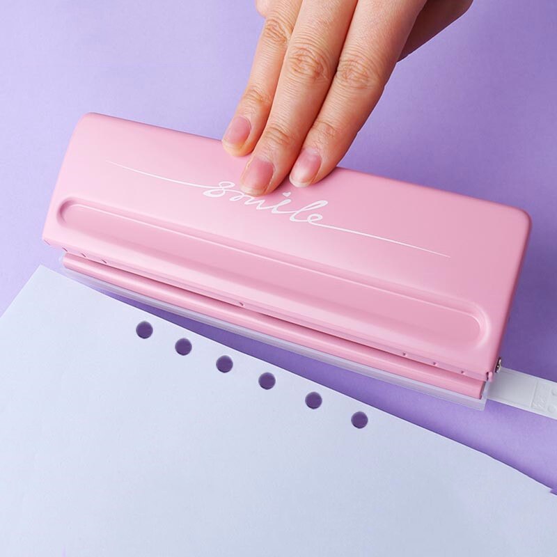 Adjustable Metal 6 Holes Puncher