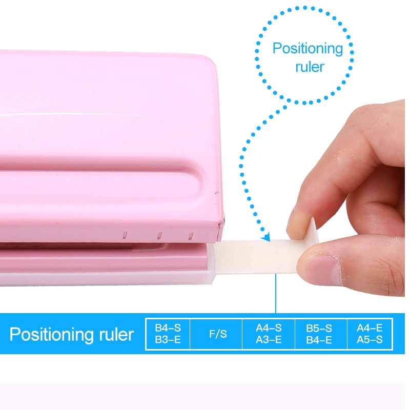 Adjustable Metal 6 Holes Puncher