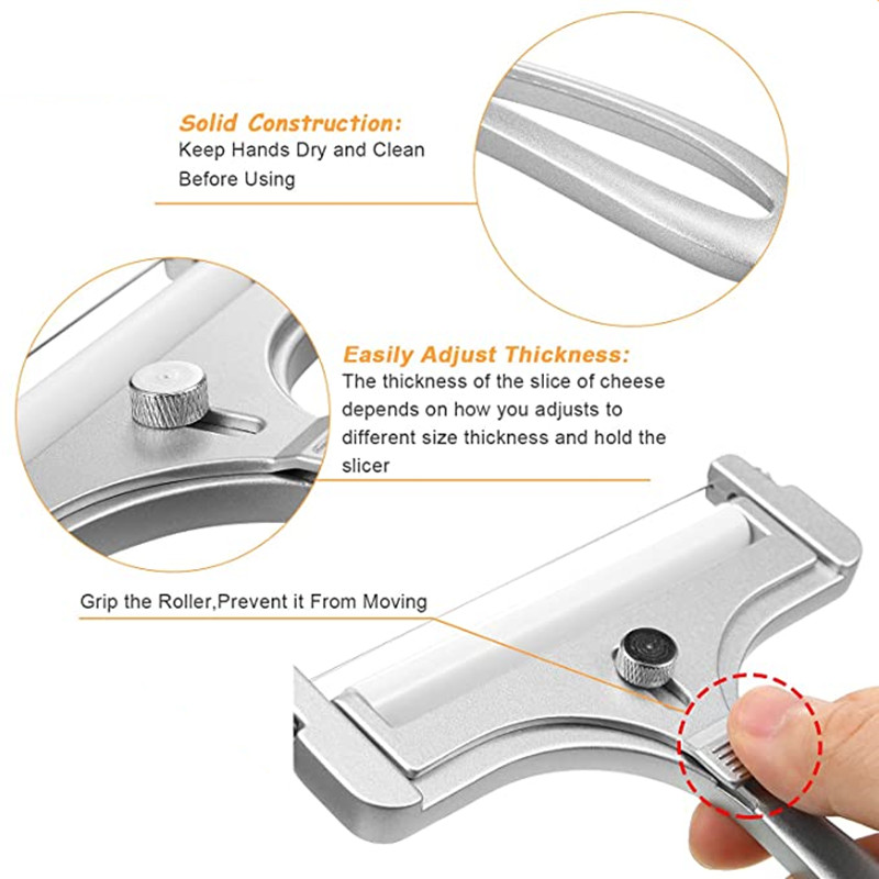 Adjustable Metal Cheese Slicer Tool