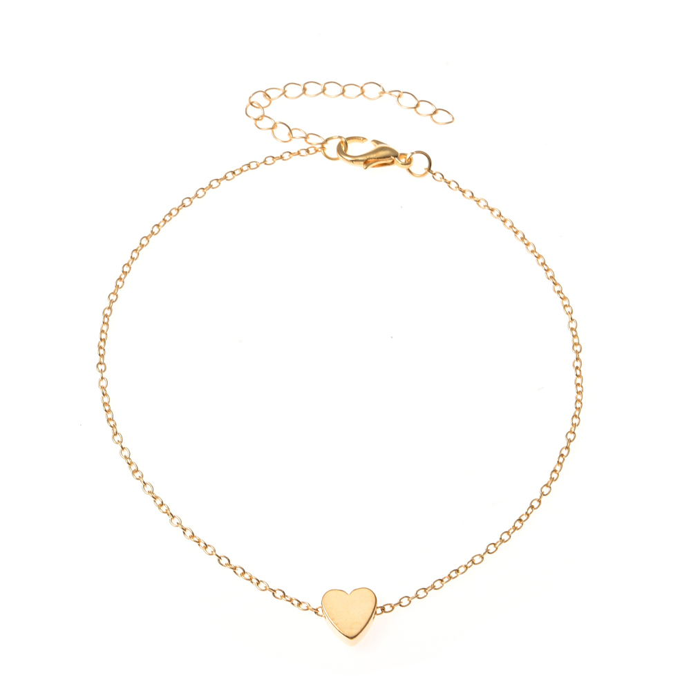 Adjustable Metal Heart Ankle Bracelet Adjustable Metal Heart Ankle Bracelet