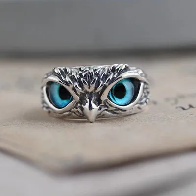 Adjustable Metal Owl Eyes Ring Adjustable Metal Owl Eyes Ring