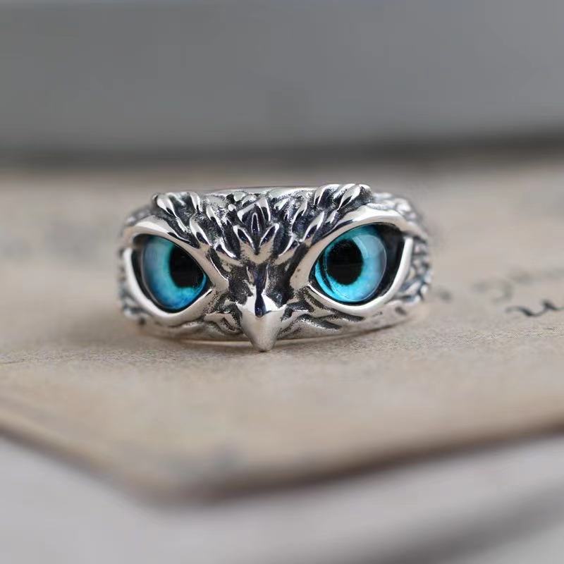 Adjustable Metal Owl Eyes Ring Adjustable Metal Owl Eyes Ring