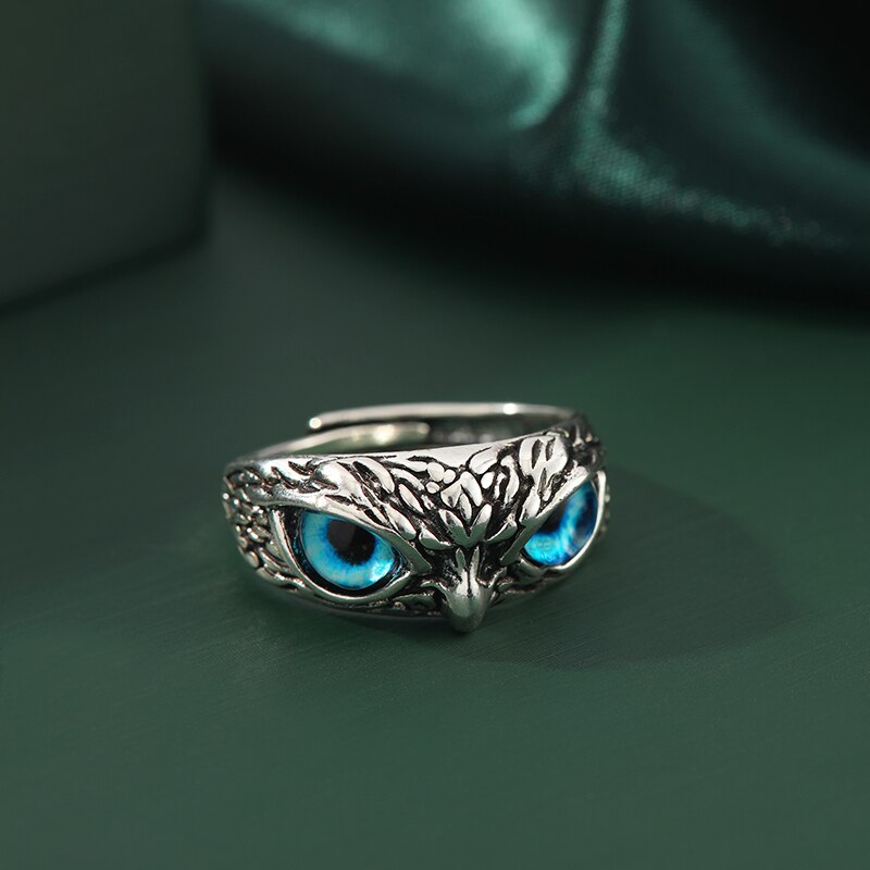 Adjustable Metal Owl Eyes Ring Adjustable Metal Owl Eyes Ring