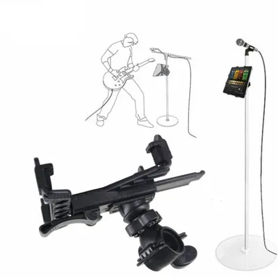 Adjustable Mic Stand Tablet Holder