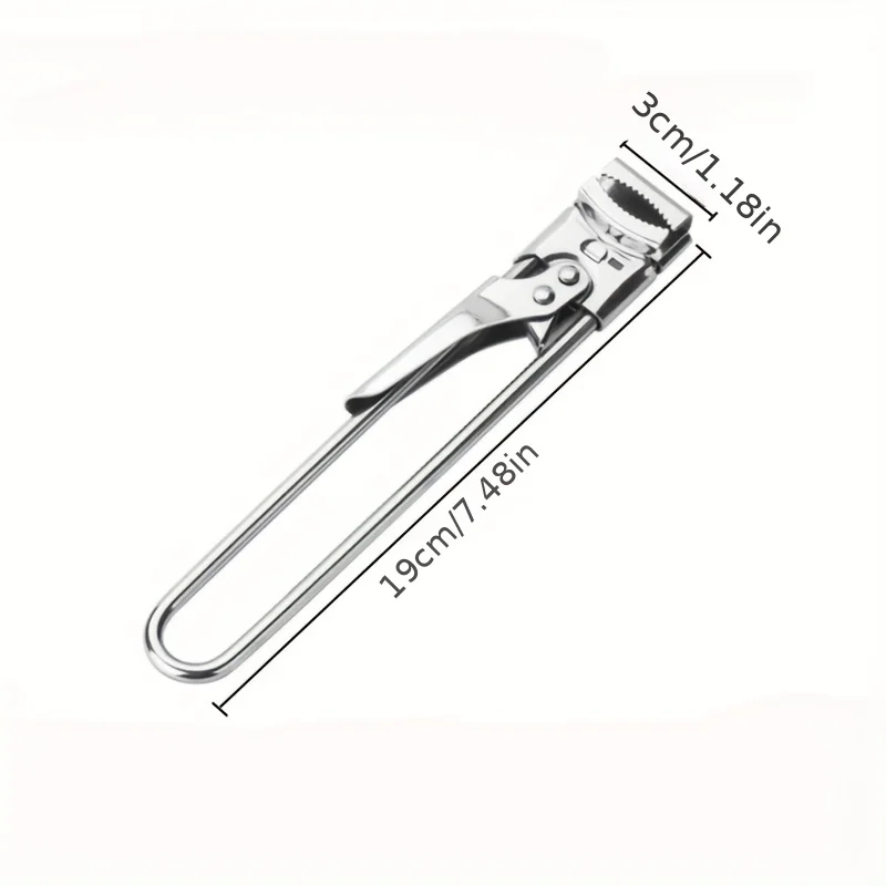 Adjustable Multi-Function Bottle Opener Stainless Steel Lids Off Jar Opener Labor-Saving Screw Can Opener For Kitchen