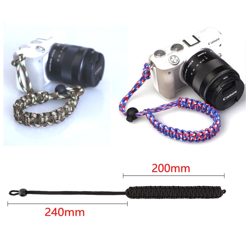 Adjustable Paracord Camera Wrist Strap Adjustable Paracord Camera Wrist Strap
