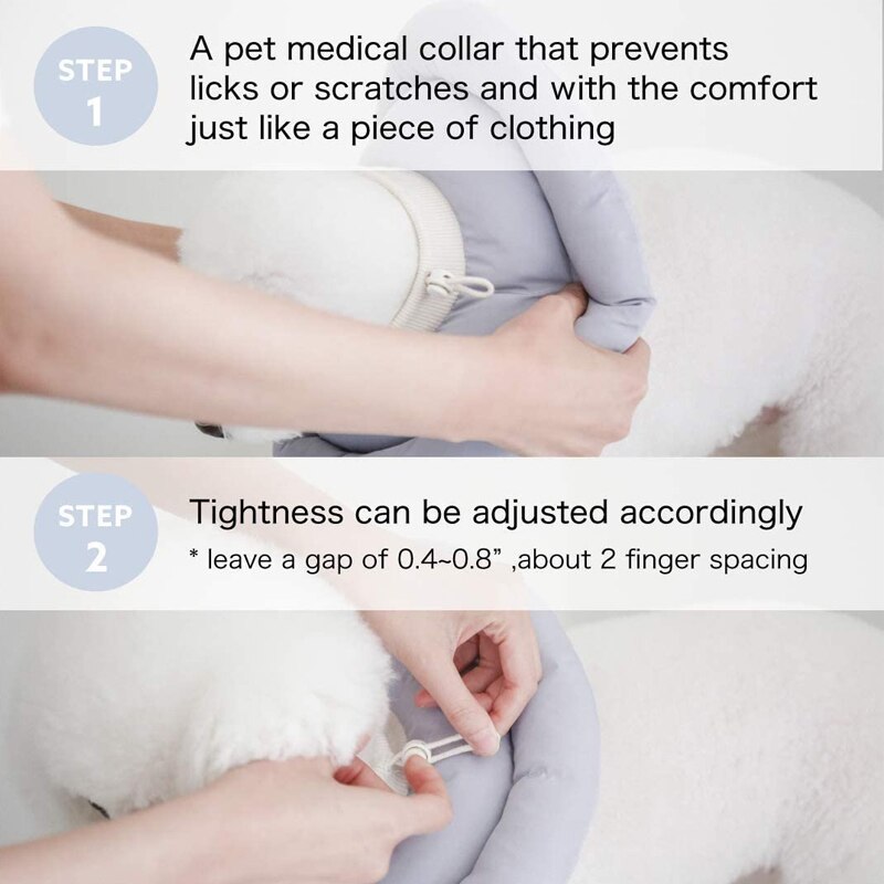 Adjustable Pet Recovery Collar Cushion