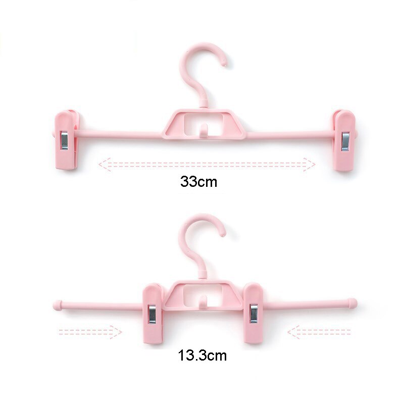 Adjustable Plastic Pants Clip Hangers (10 pcs) Adjustable Plastic Pants Clip Hangers (10 pcs)