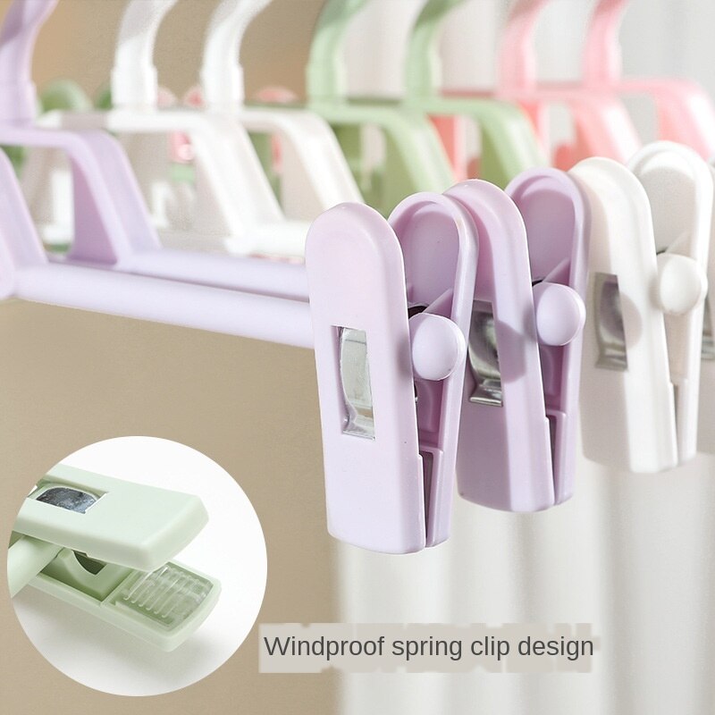 Adjustable Plastic Pants Clip Hangers (10 pcs) Adjustable Plastic Pants Clip Hangers (10 pcs)