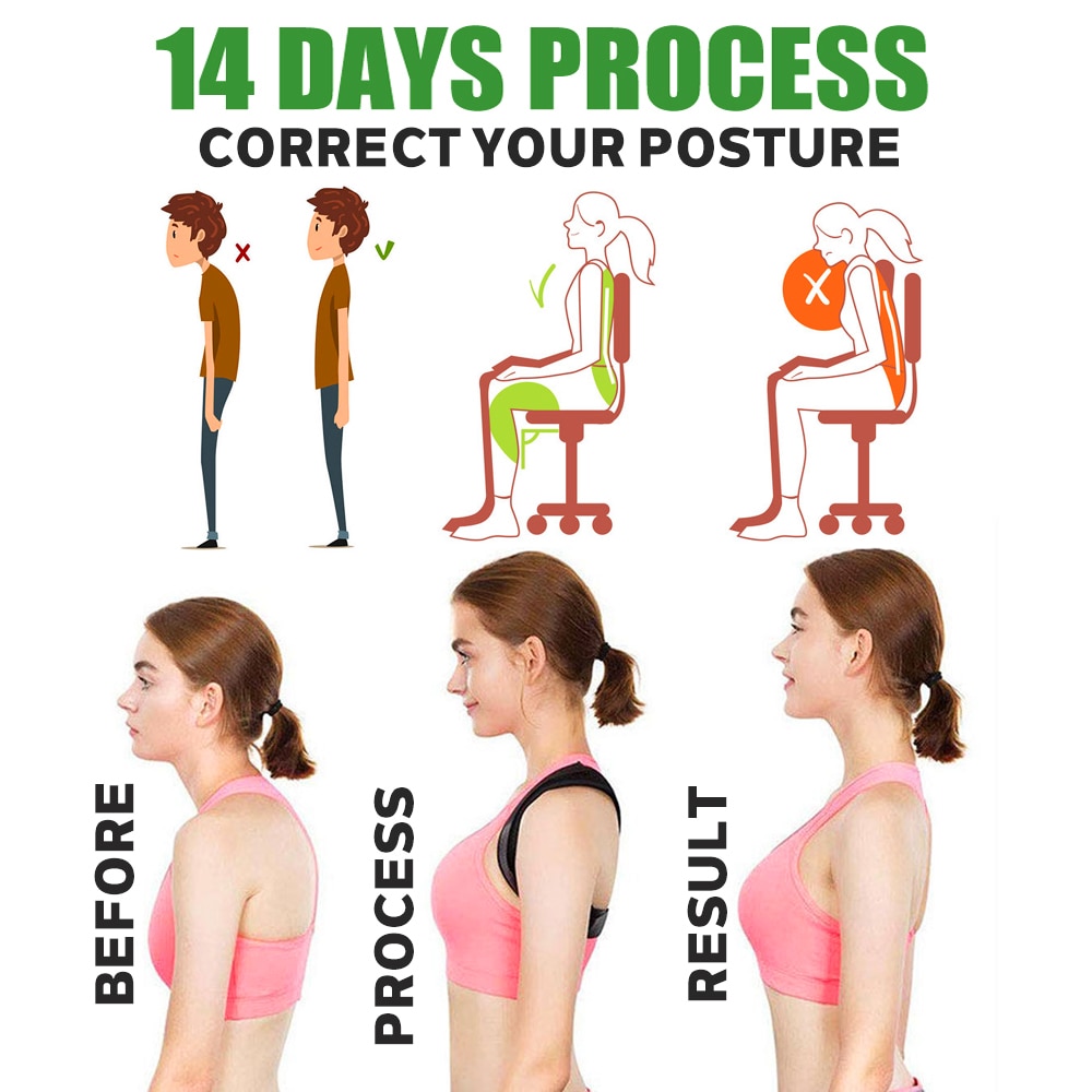 Adjustable Posture Corrector Back Support