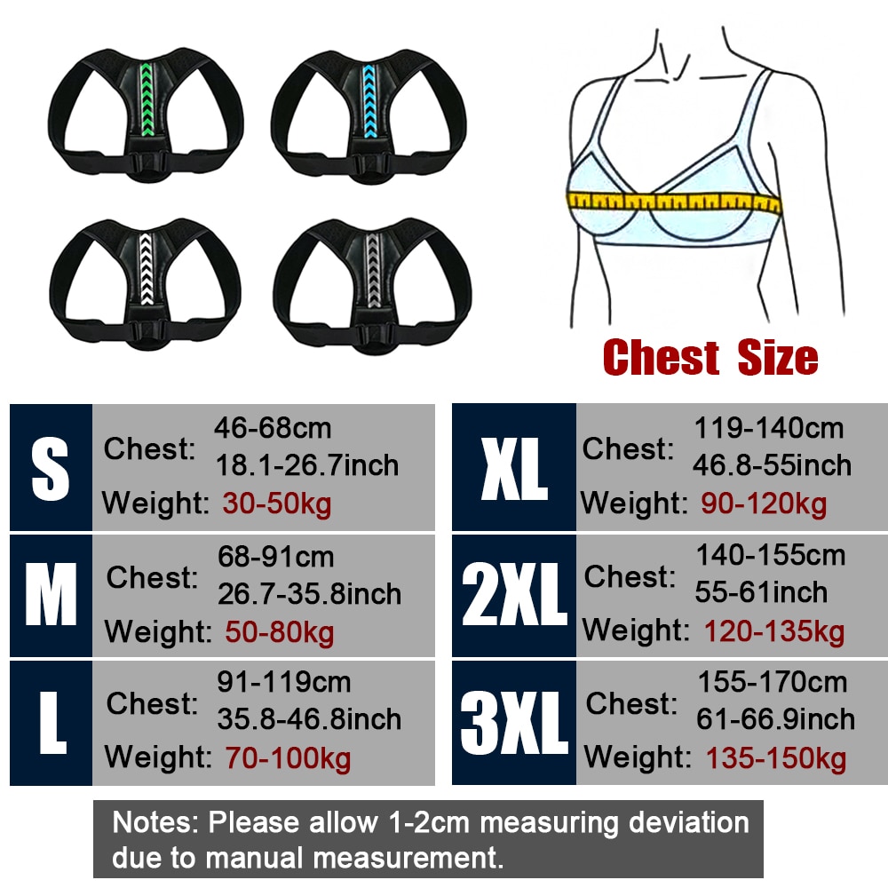 Adjustable Posture Corrector Back Support