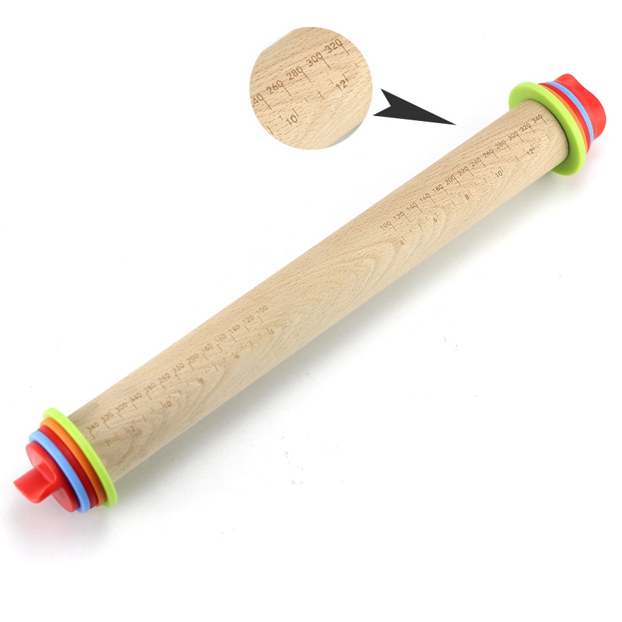 Adjustable Rolling Pin Wooden Tool Adjustable Rolling Pin Wooden Tool