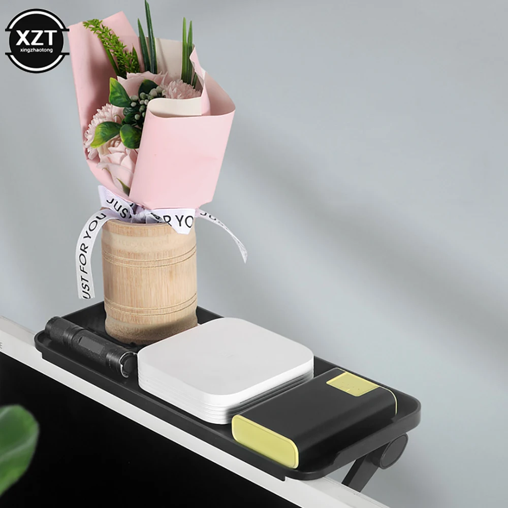 Adjustable Screen Top Storage Shelf Holder Adjustable Screen Top Storage Shelf Holder