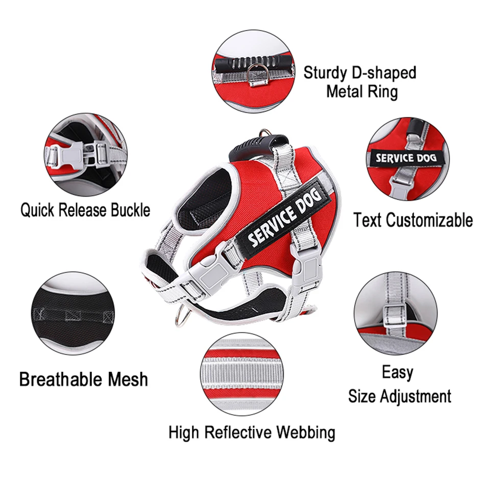 Adjustable Service Dog Vest