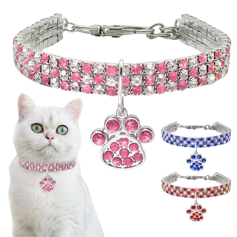 Adjustable Shiny Cat Rhinestone Collar Adjustable Shiny Cat Rhinestone Collar