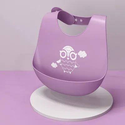 Adjustable Silicone Baby Feeding Bib