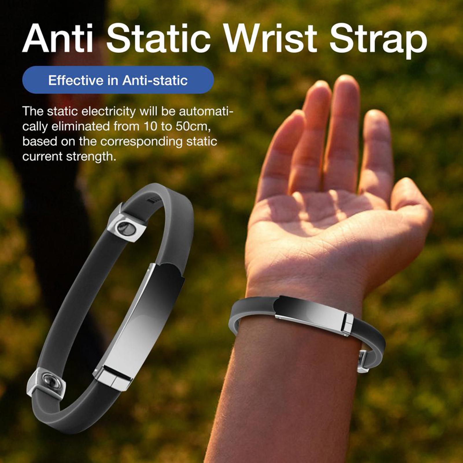 Adjustable Silicone Electrostatic Bracelet