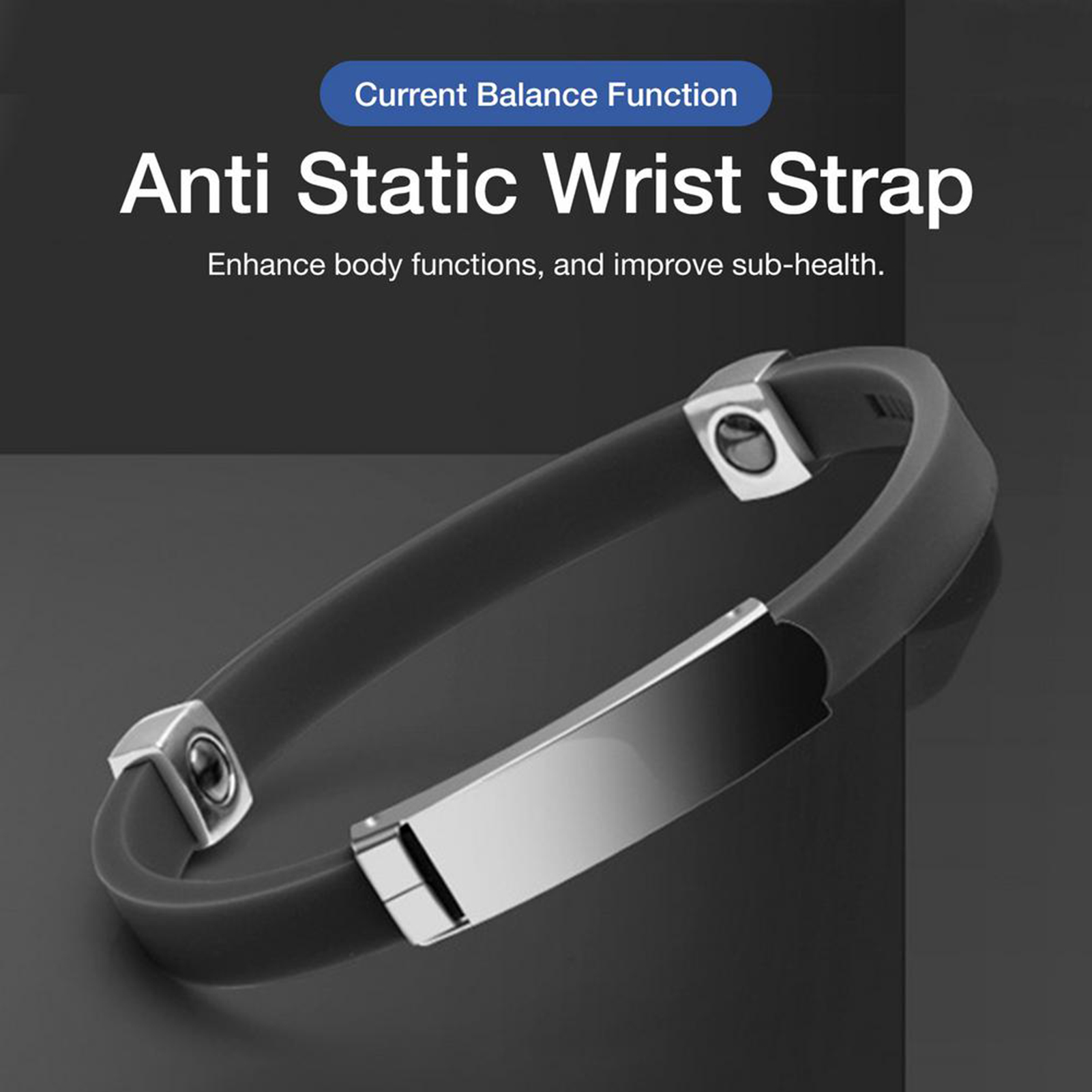 Adjustable Silicone Electrostatic Bracelet