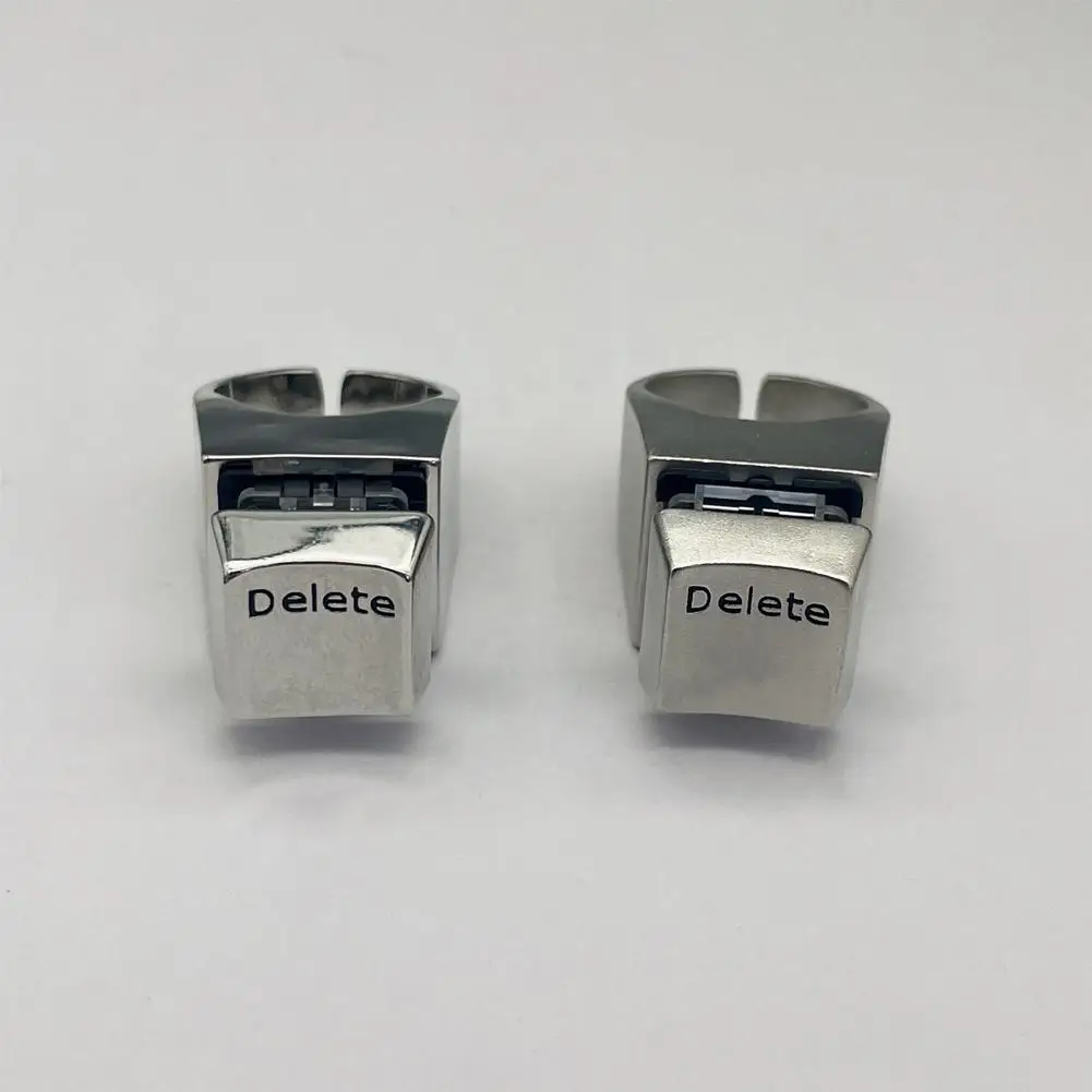 Adjustable Size DELETE Key Ring – Creative Keyboard-Style Jewelry Adjustable Size DELETE Key Ring – Creative Keyboard-Style Jewelry